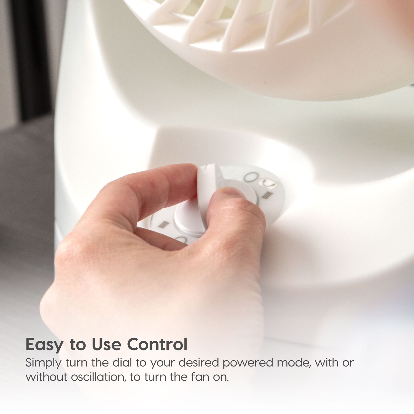 IRIS USA WOOZOO, Small Oscillating Desk Fan, Table Air Circulator, 3 Speeds, 52ft Max Air Distance, 12 Inches, 112° Adjustable Tilt, 30 db Low Noise