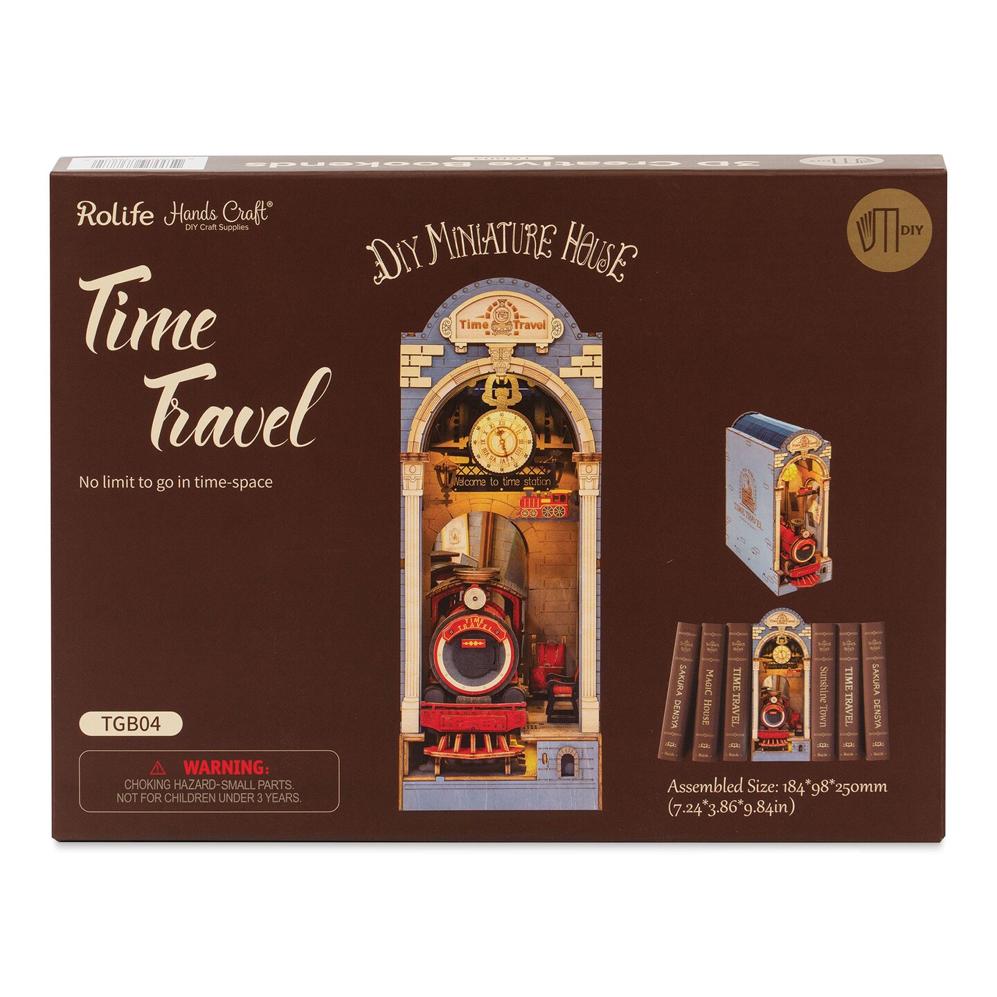 Hands Craft Time Travel DIY Book Nook Kit