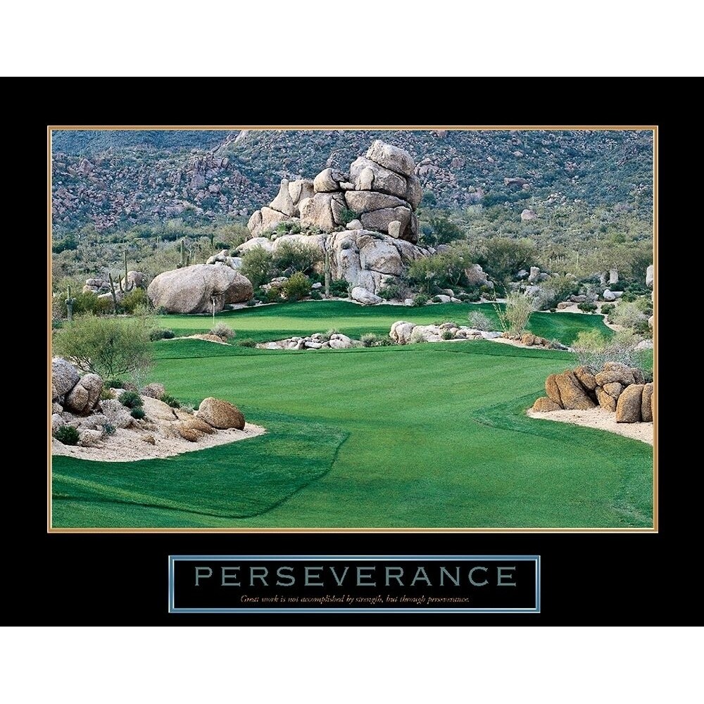 Posterazzi Golf - Perseverance Poster Print by Unknown Unknown   M101217