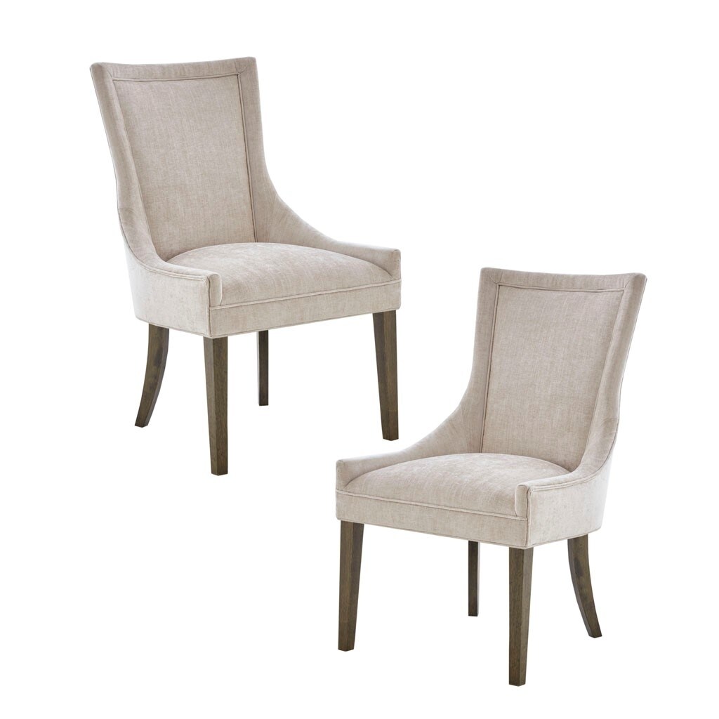 Gracie Mills Julienne Set Of 2 Solid Wood High-Backed Dining Chairs -