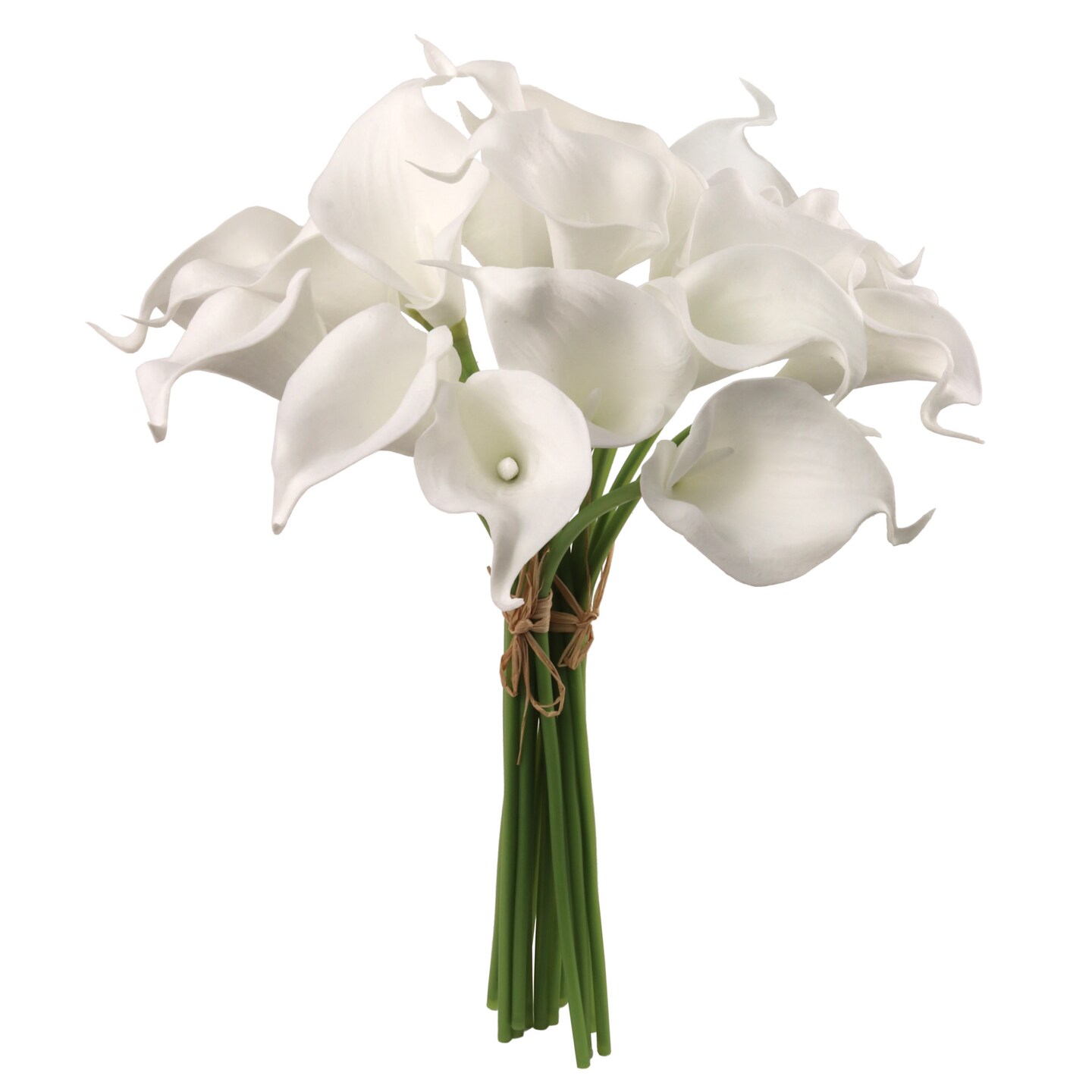12-Pack: Real Touch White Calla Lily Bouquet by Floral Home&#xAE;