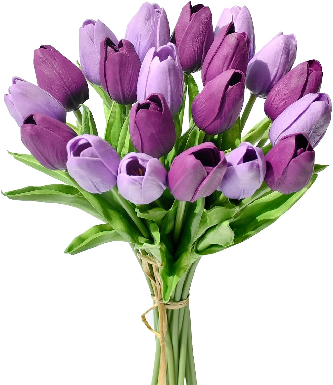Silk Tulip Bouquet: 20pcs for Mother's Day, Easter, Valentine's, and More