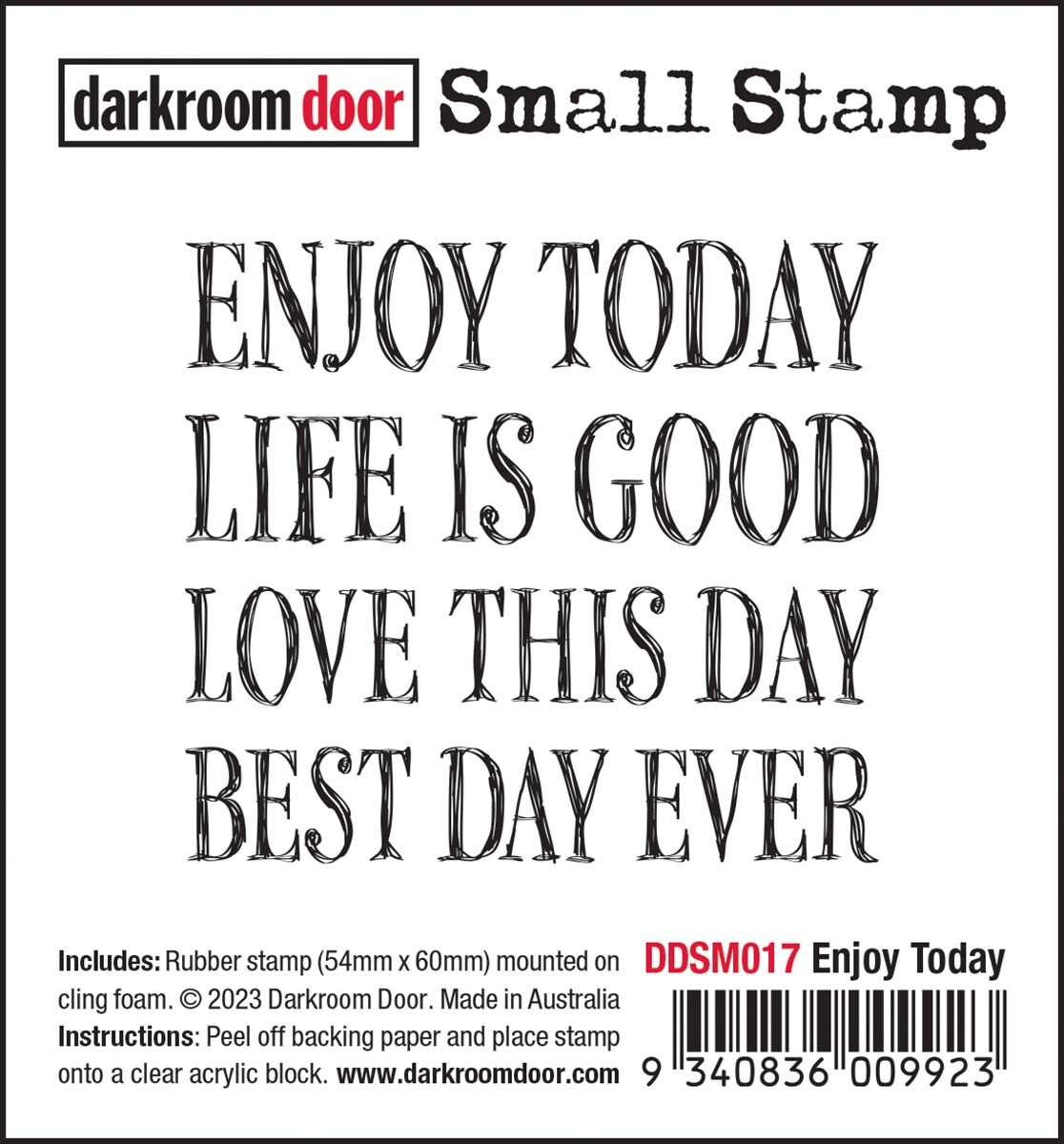 Darkroom Door Small Cling Stamp 2.3&#x22;X2.2&#x22;-Enjoy Today