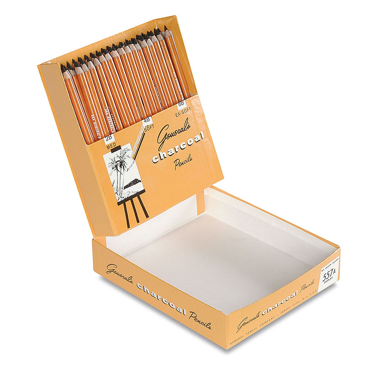 General&#x27;s Charcoal Pencils - Classroom Assortment, Set of 72