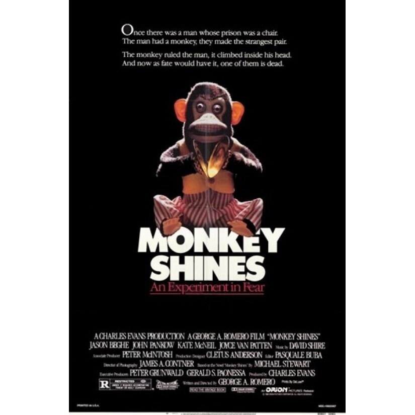 Pop Culture Graphics Monkeyshines Movie Poster (11 x 17) - Item  MOV248208