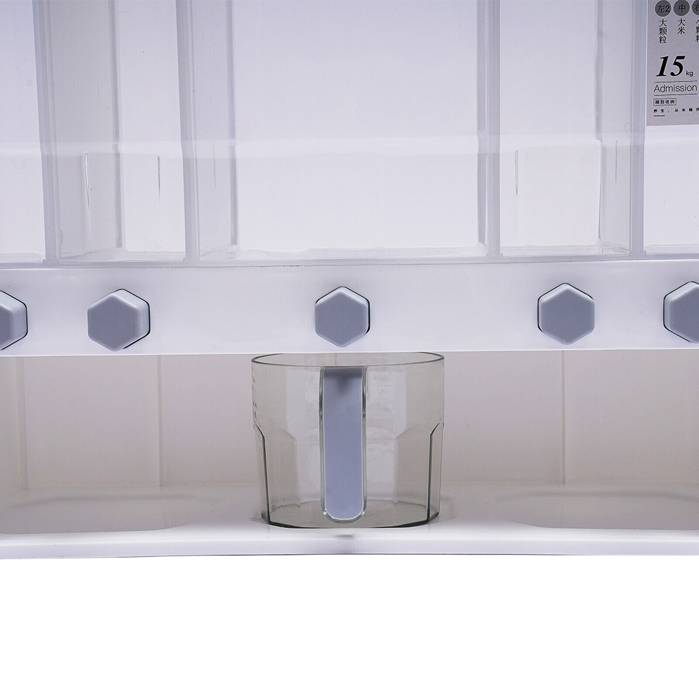 Kitcheniva 5-Grid Cereal Dispensers Food Storage