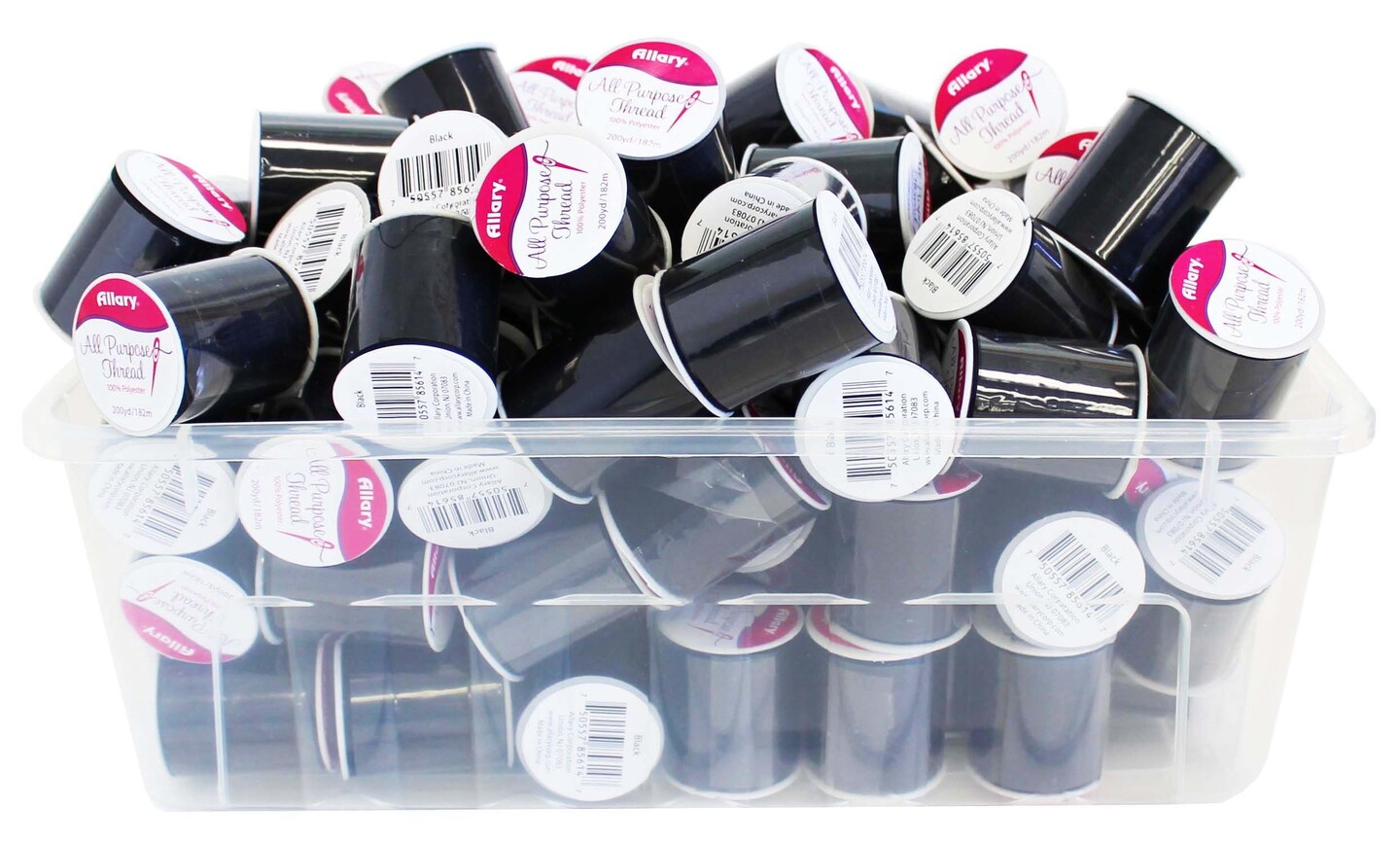 Allary All Purpose Sewing Thread (bulk) 144/Pkg-Black