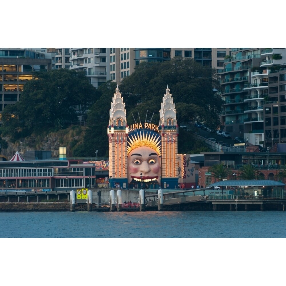 Posterazzi Luna Park on Milsons Point  Sydney   South Wales  Australia Poster Print (27 x 9)