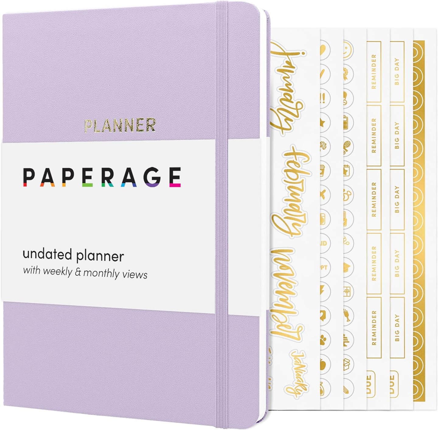 Undated Weekly and Monthly Hardcover Planner