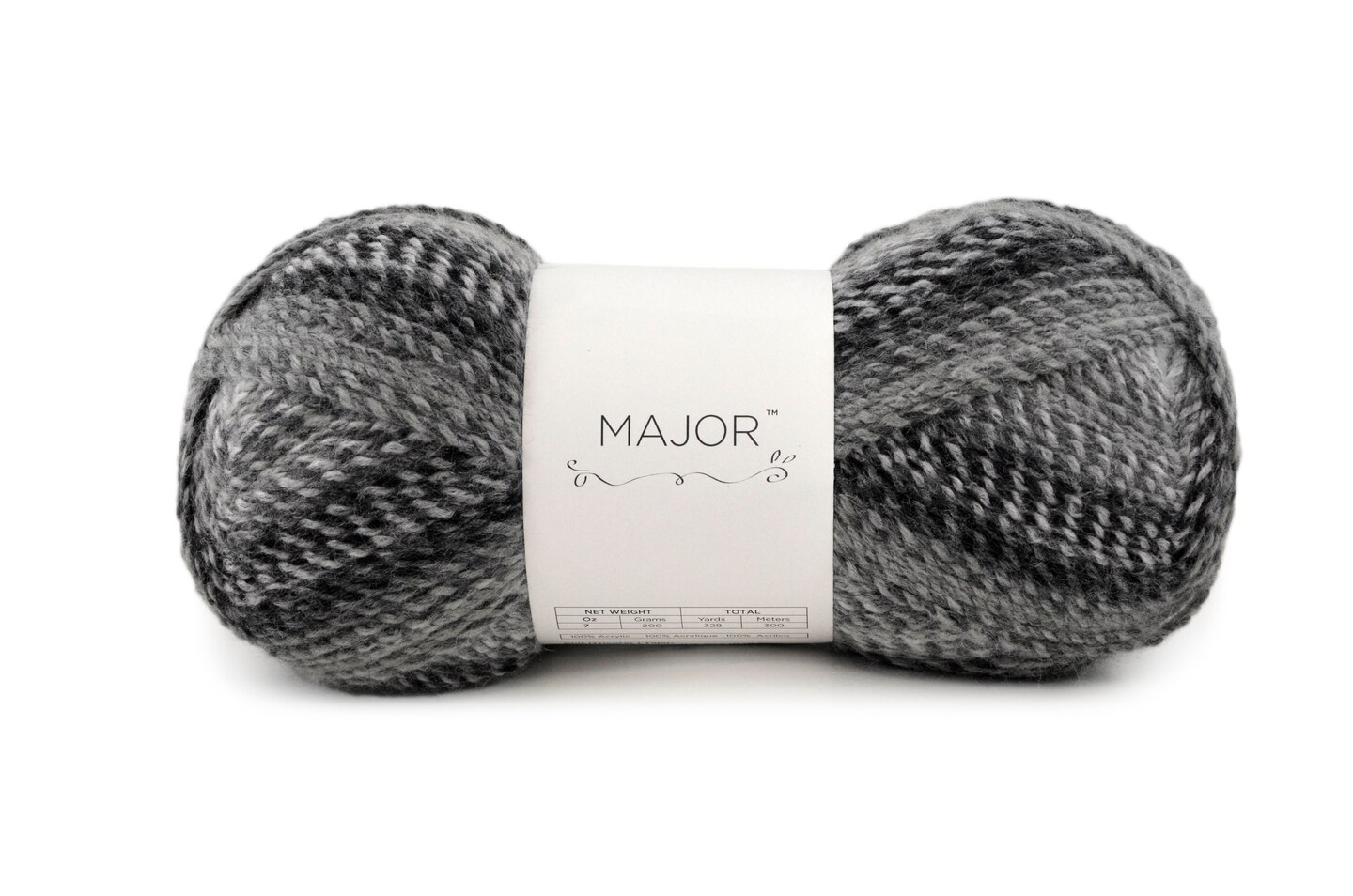 Major by Universal Yarn - 100% Acrylic Bulky Yarn - #117 Graphite