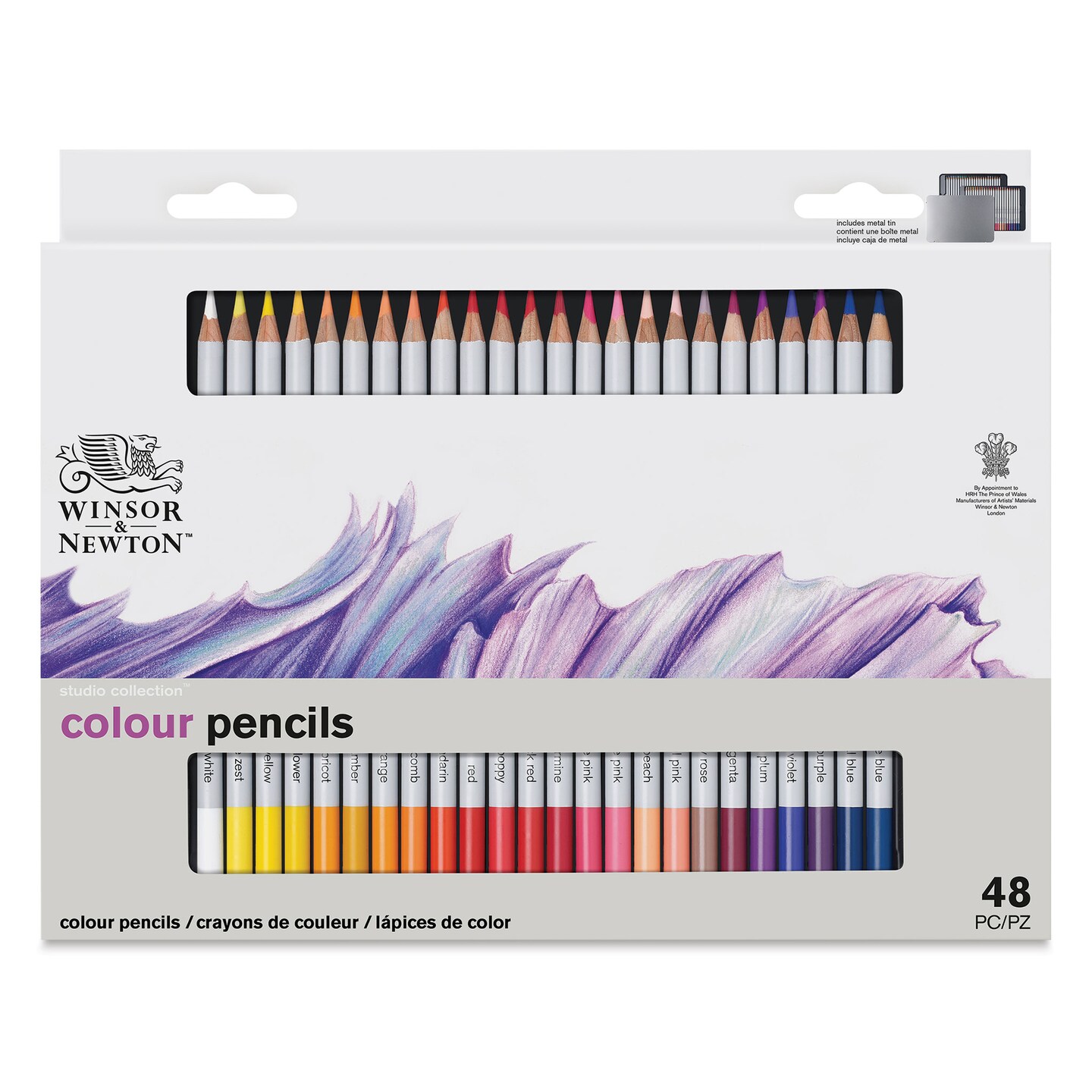 Winsor &#x26; Newton Studio Collection Colored Pencils - Set of 48