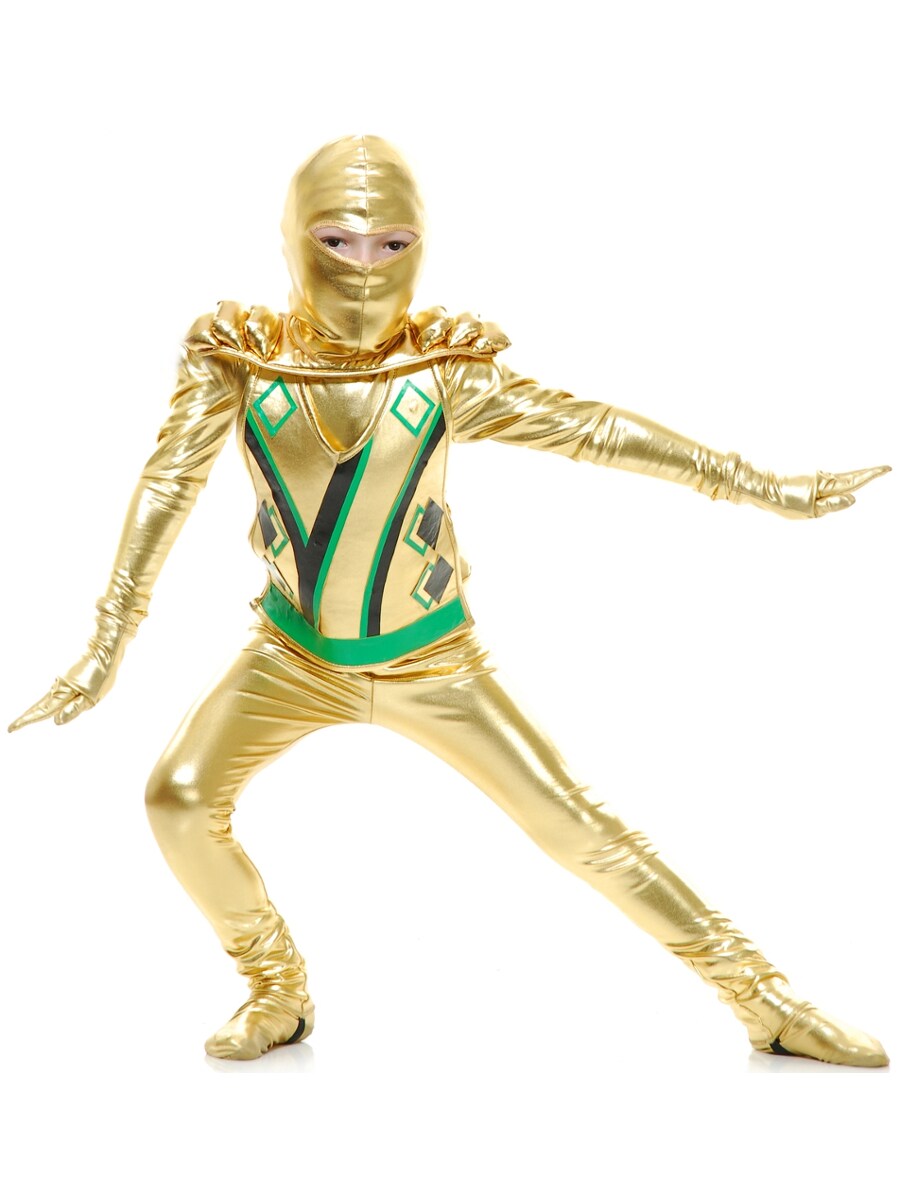 Child Gold Boys Ninja Avengers Series 3 Costume