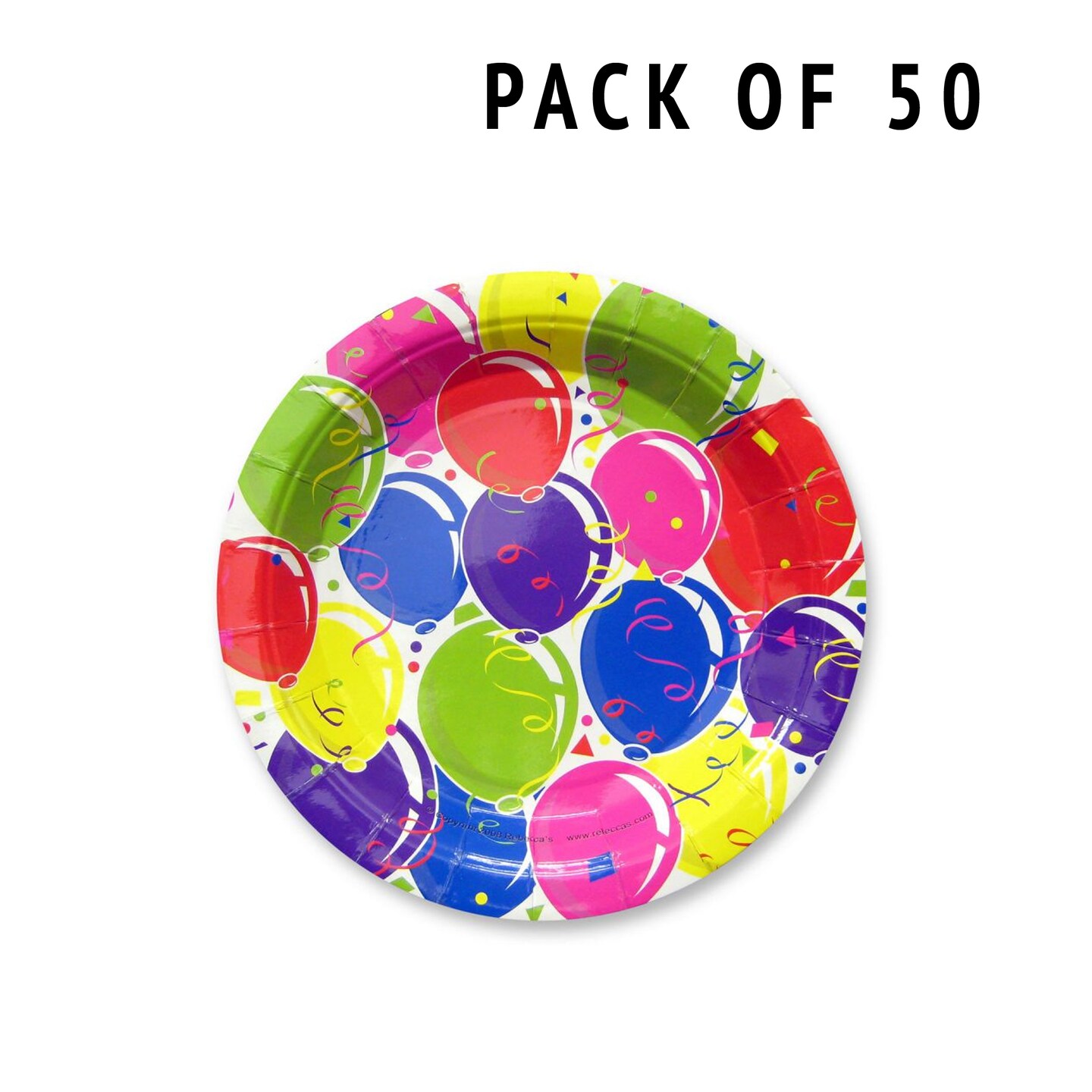 Balloon Party Plates | Party Supplies 9 Inch | MINA&#xAE;