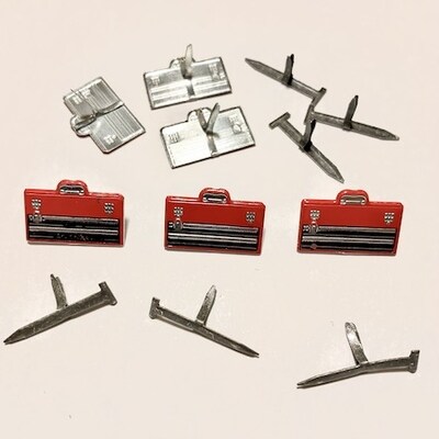 Eyelet Outlet Tool Box &#x26; Nail Brads-12 PCS