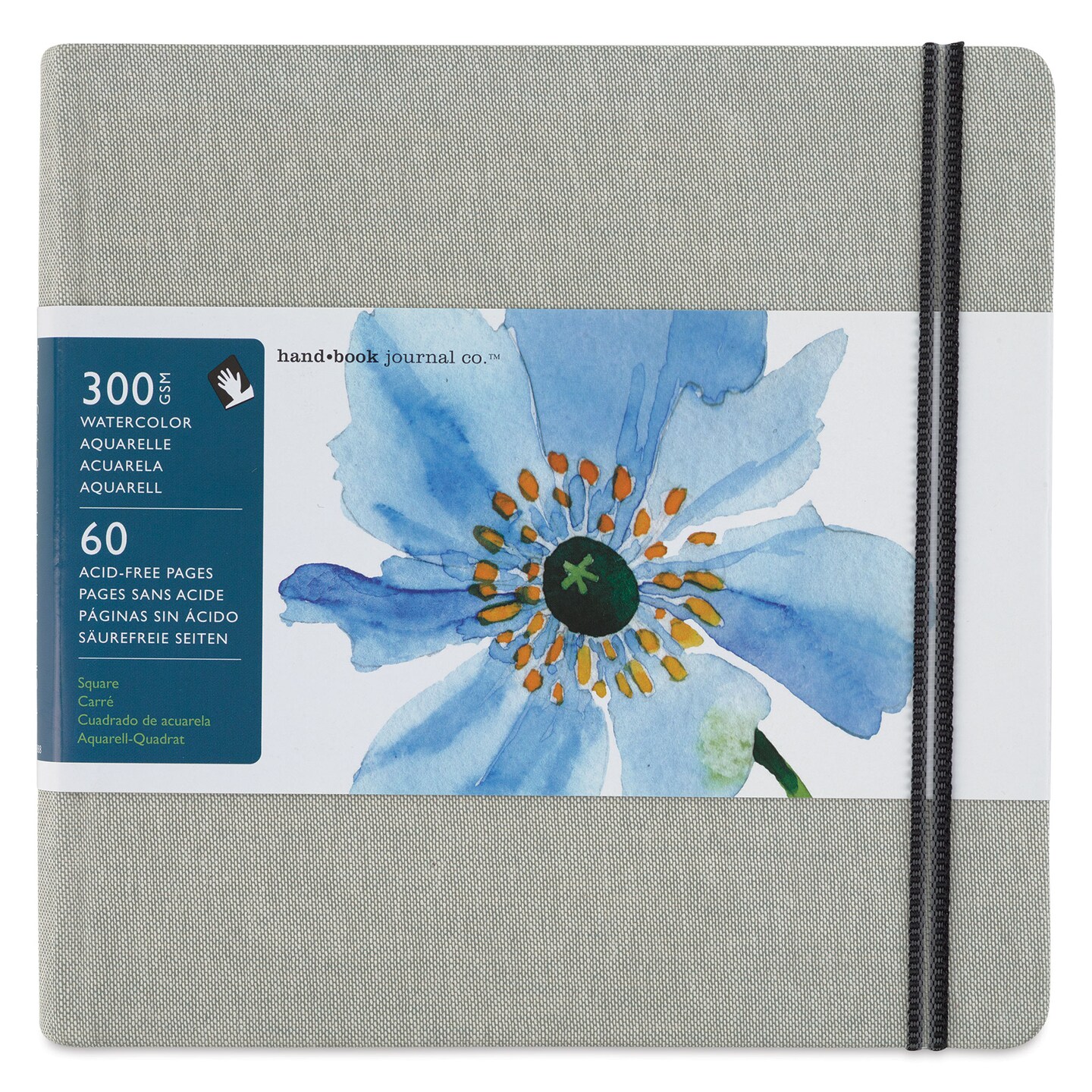 Hand Book Paper Co. Watercolor Journal - 8-1/4&#x22; x 8-1/4&#x22;, Square, 140 lbs