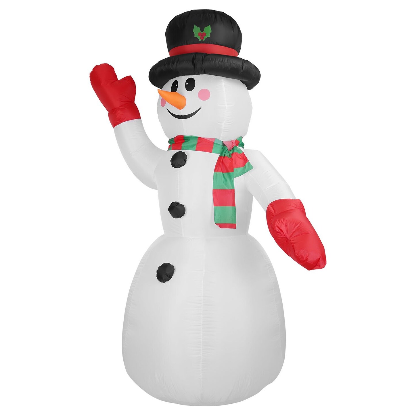 Global Phoenix 7.9FT Christmas Inflatable Giant Snowman Blow up Light up Snowman  IPX4 Waterproof
