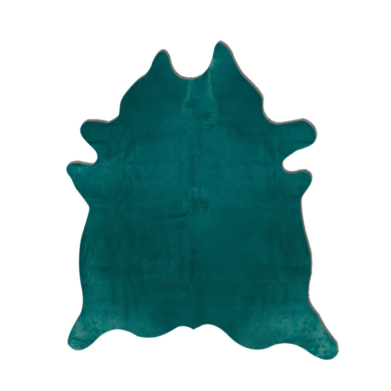 Natural Geneva Cowhide Rug Verde 1-Piece Handmade Brazilian Quality