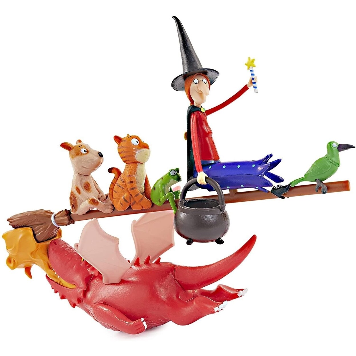 Julia Donaldson Room On The Broom Story Time Character Figure Set Pack Wow Stuff