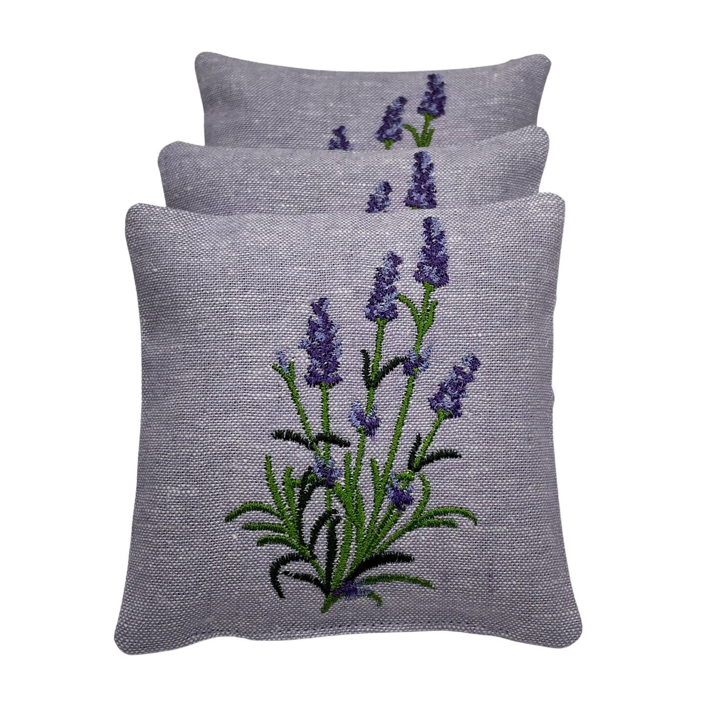 Embroidered Lavender Sachet, Personalized Sachets, Bridal Shower Favor ...