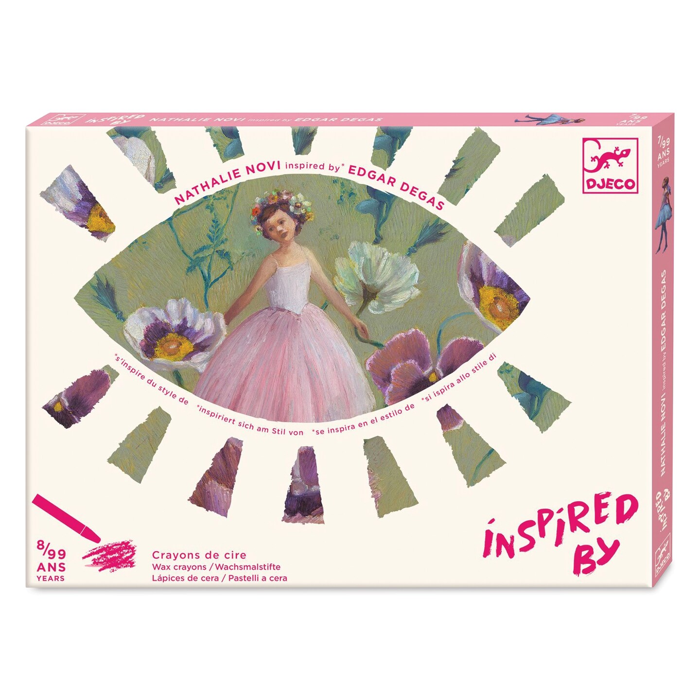 Djeco Inspired By The Ballerina Wax Crayons Kit