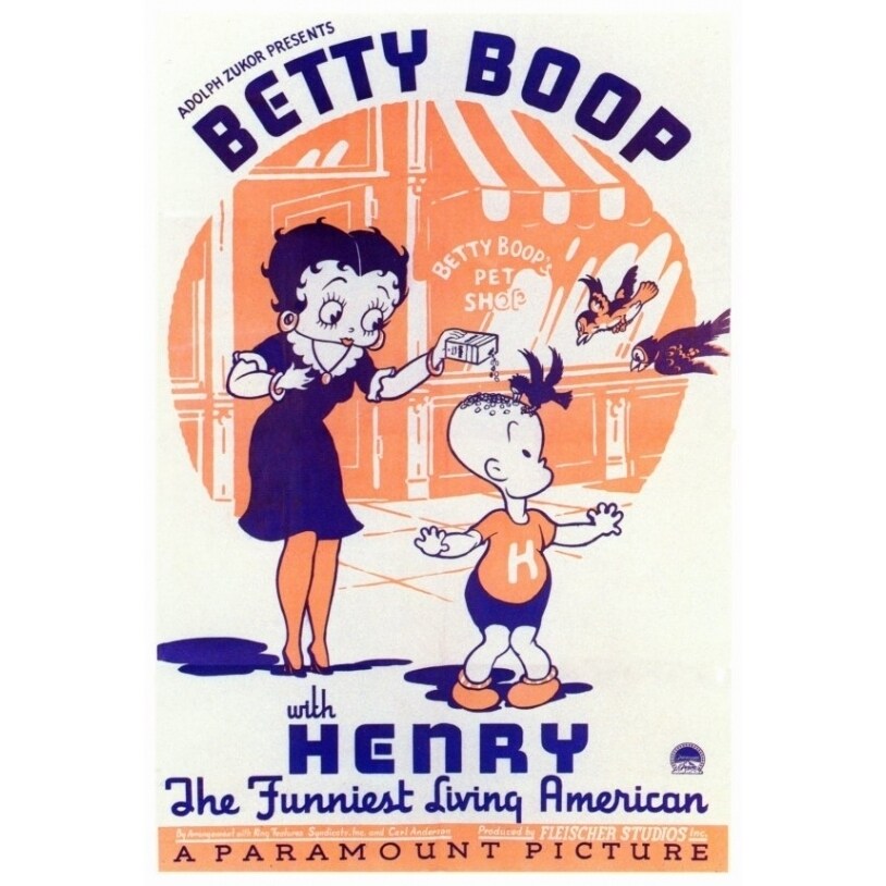 Pop Culture Graphics Betty Boop with Henry Movie Poster Print (27 x 40) - Item  MOVIF5176