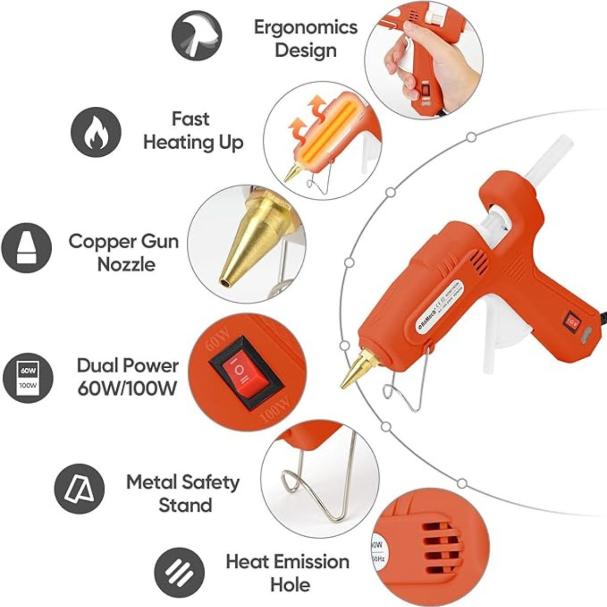 Sturdy Glue Gun with Glue Sticks