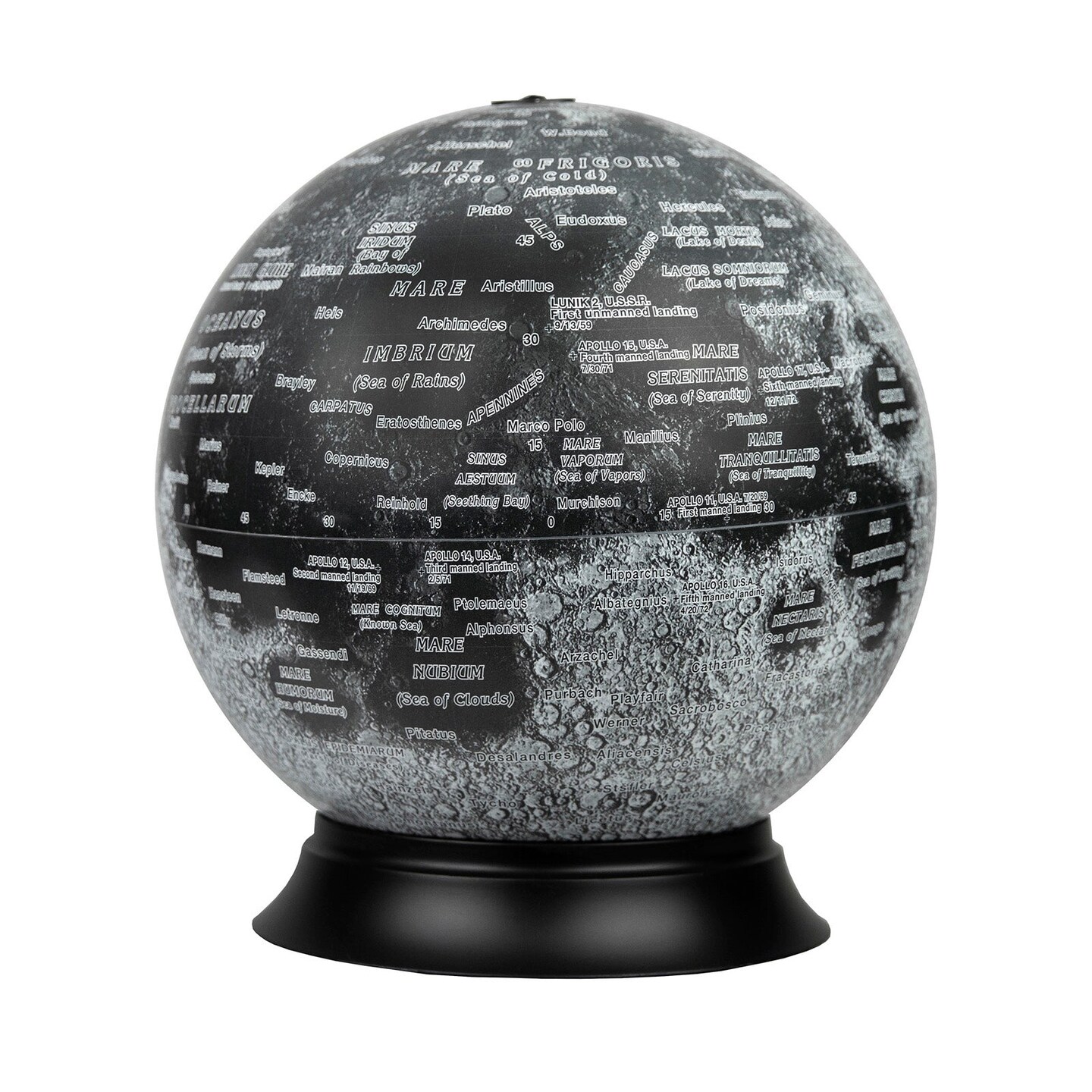 National Geographic Illuminated Moon Globe, 12&#x22;