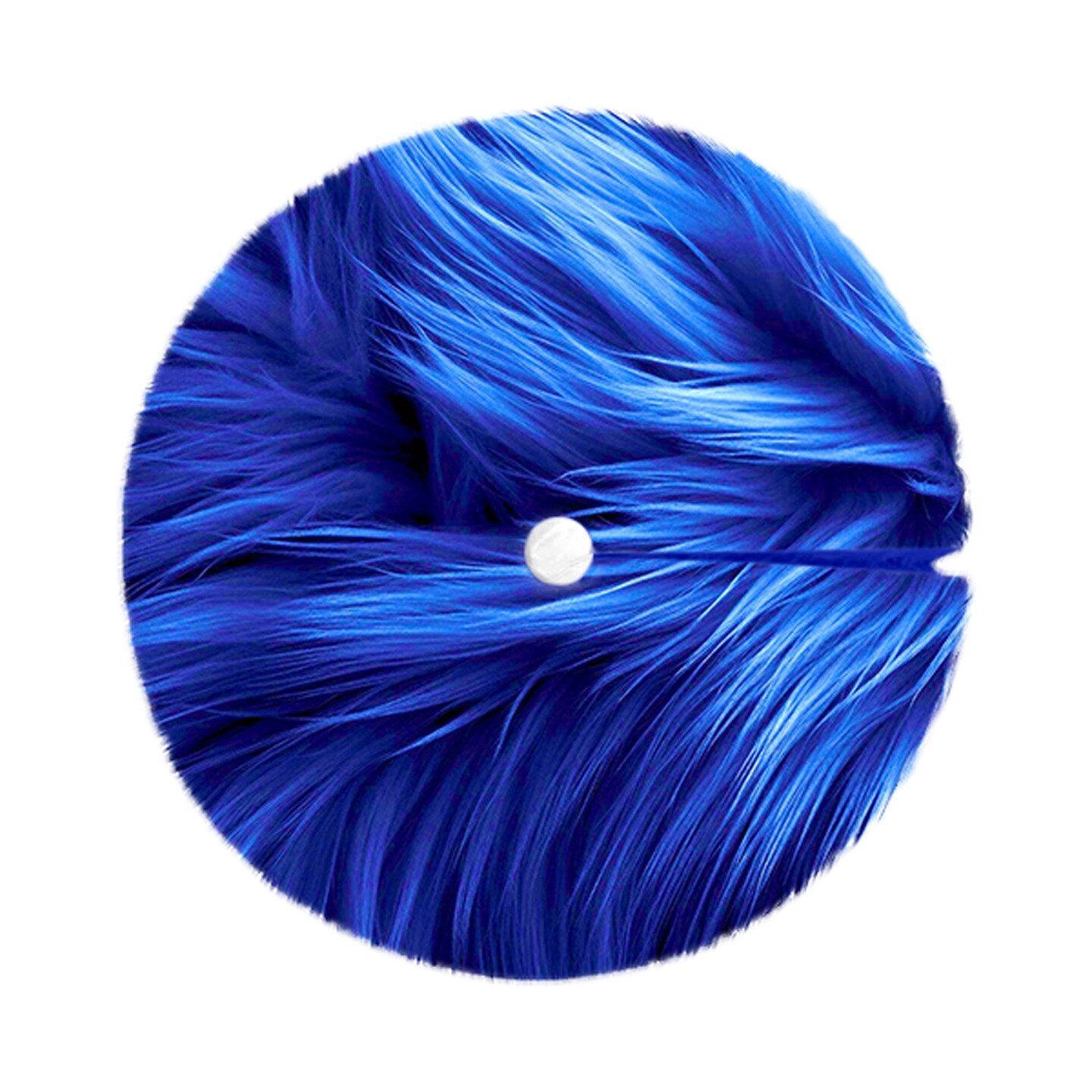FabricLA | 40&#x22; Royal Blue Faux Fur Christmas Tree Skirt - Fluffy Plush Tree Skirt (101cm) for Holiday Decorations