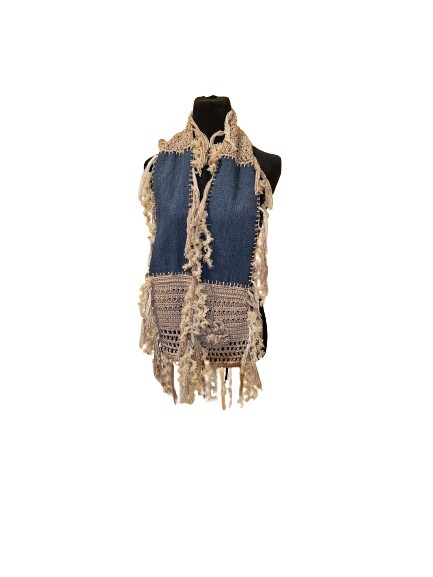 【無料郵送/関税込/正規品】 Bohemian Seoul Jacquard Knit Muff BOHEMIAN SEOUL] JACQUARD KNIT MUFFLER BLACK&IVORY 正規品
