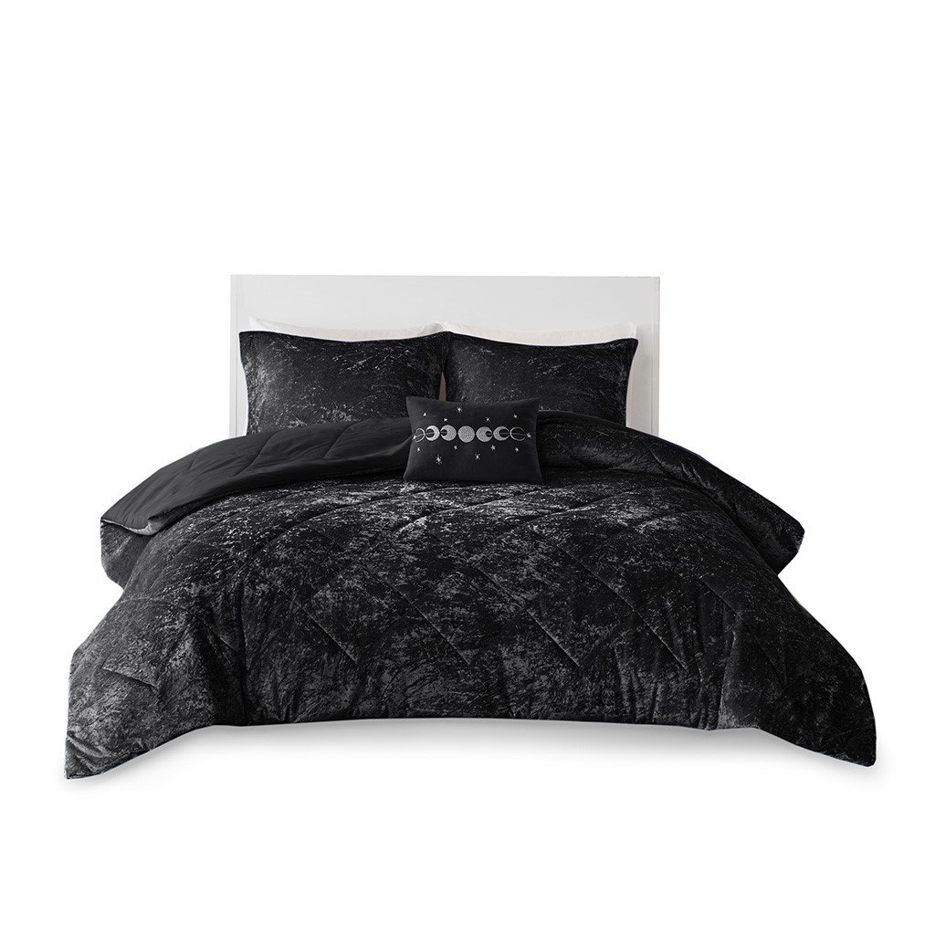 Gracie Mills Eirlys Velvet Duvet Cover Set - Grace-12694