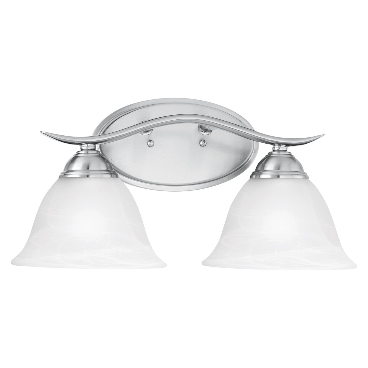 Prestige 17 Wide 2-Light Vanity Light - Brushed Nickel