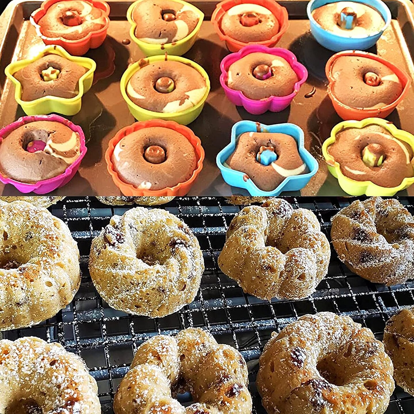 2.95x1.1 Inches Flexible Donut Molds