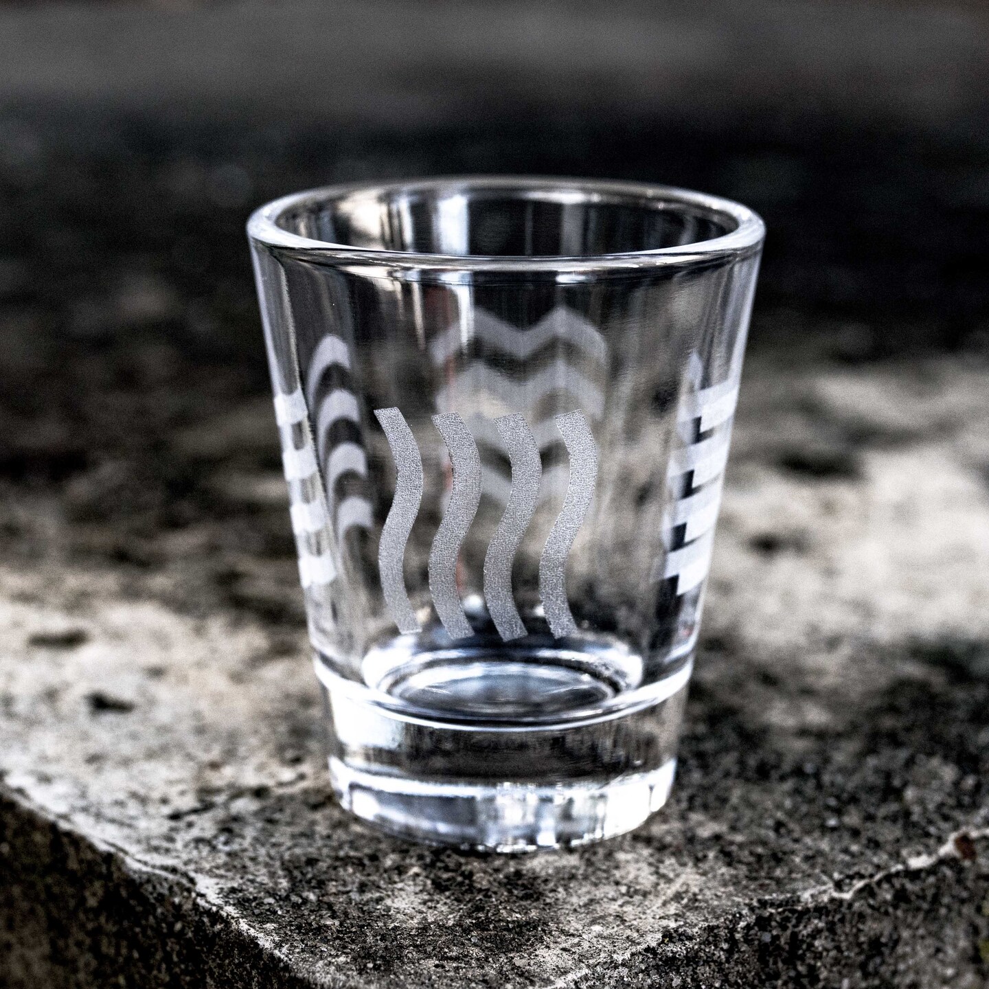 2oz 4 Elements Shot glass
