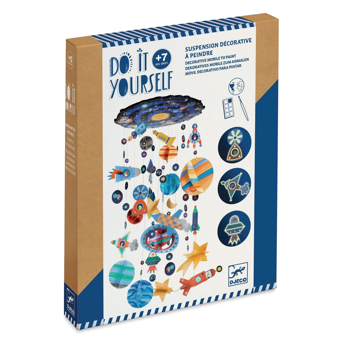 Djeco Do It Yourself Decorative Mobile Kit - Solar System