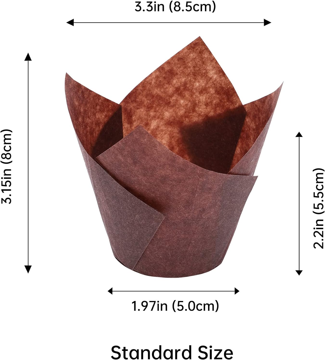 Bake Choice Nordic Paper Tulip Cupcake Liners 200 pcs