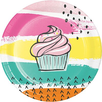 Chic Cupcake Dessert Plate