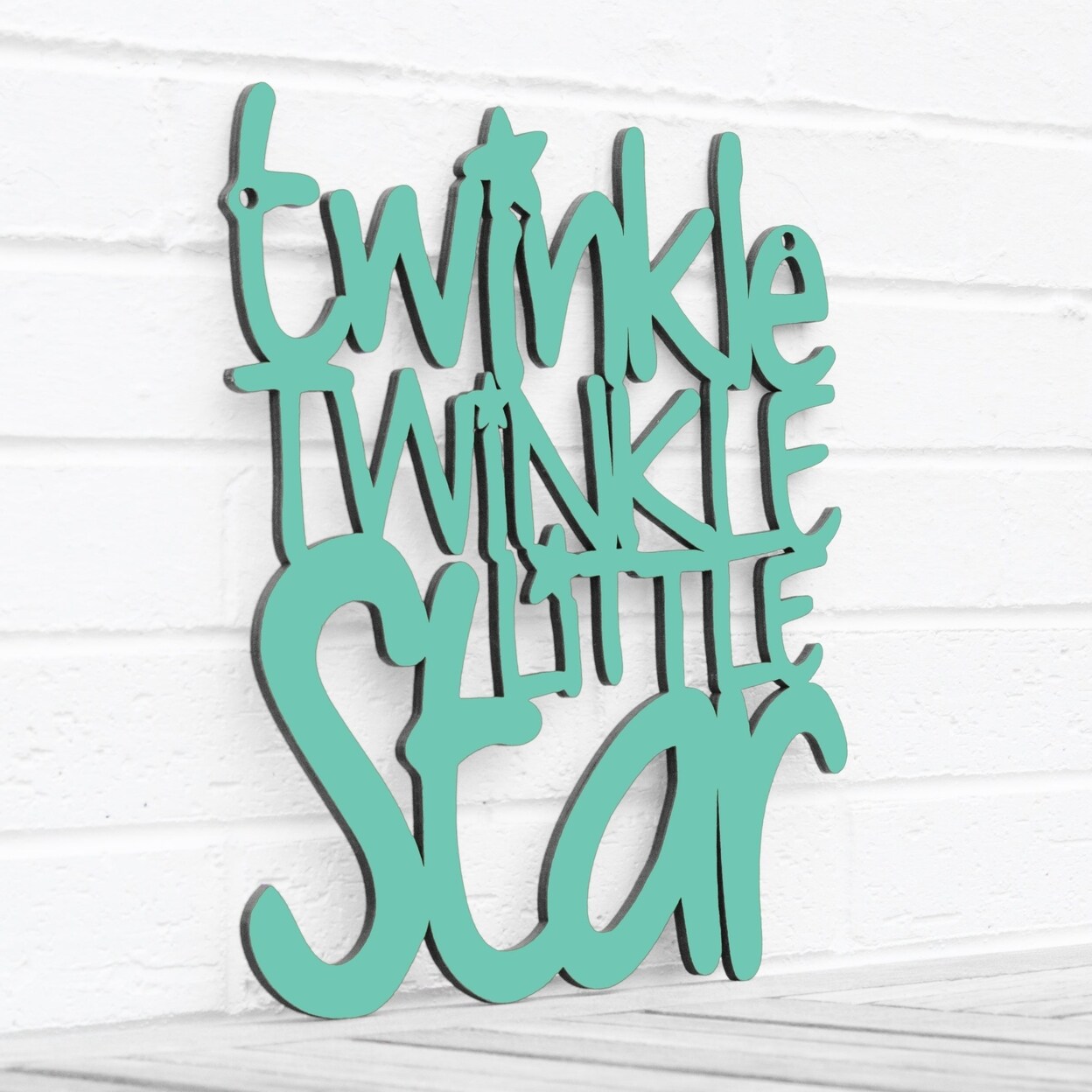 Spunky Fluff Twinkle Twinkle Little Star Nursery Rhyme Song Lyrics Art