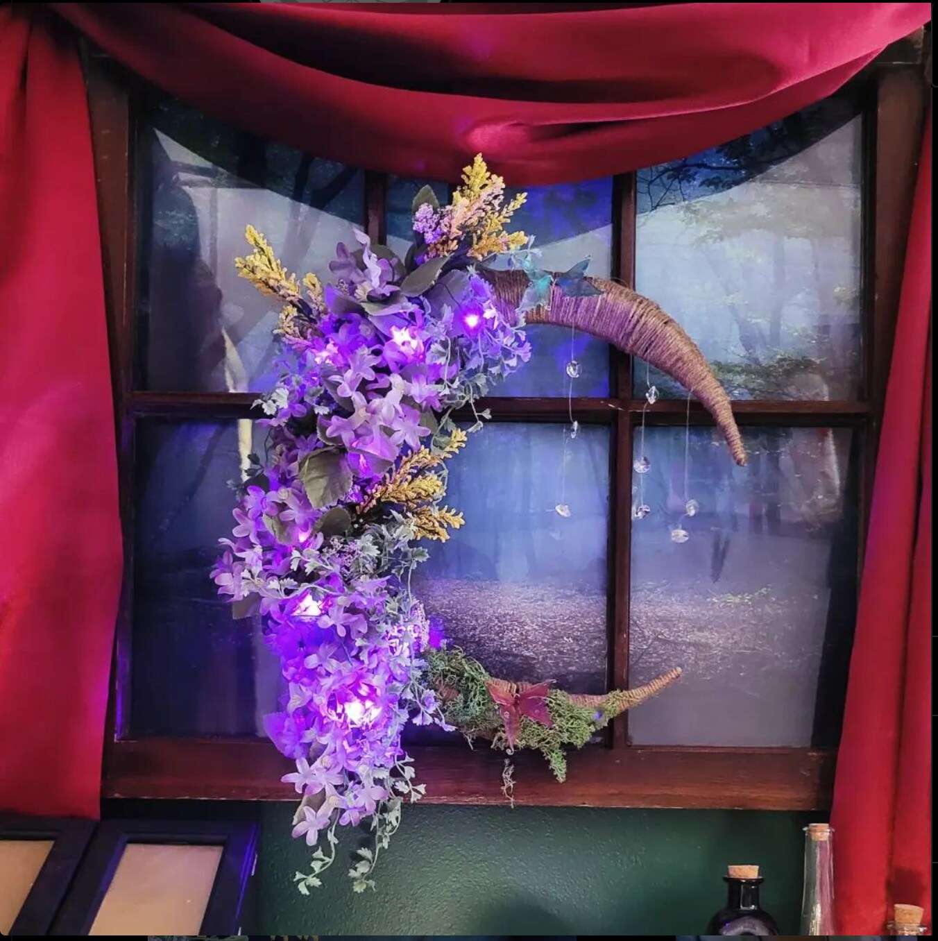 Crescent Moon Fairy Wreath image 2