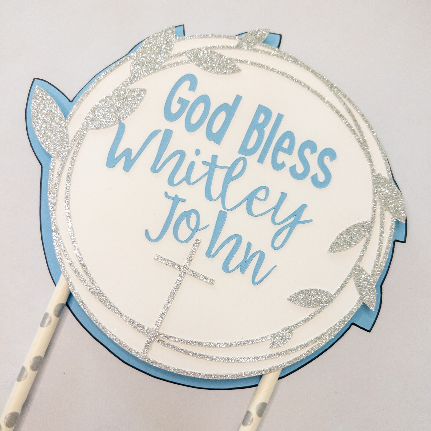 Baptism Christening Celebration Custom Cake Topper product 3