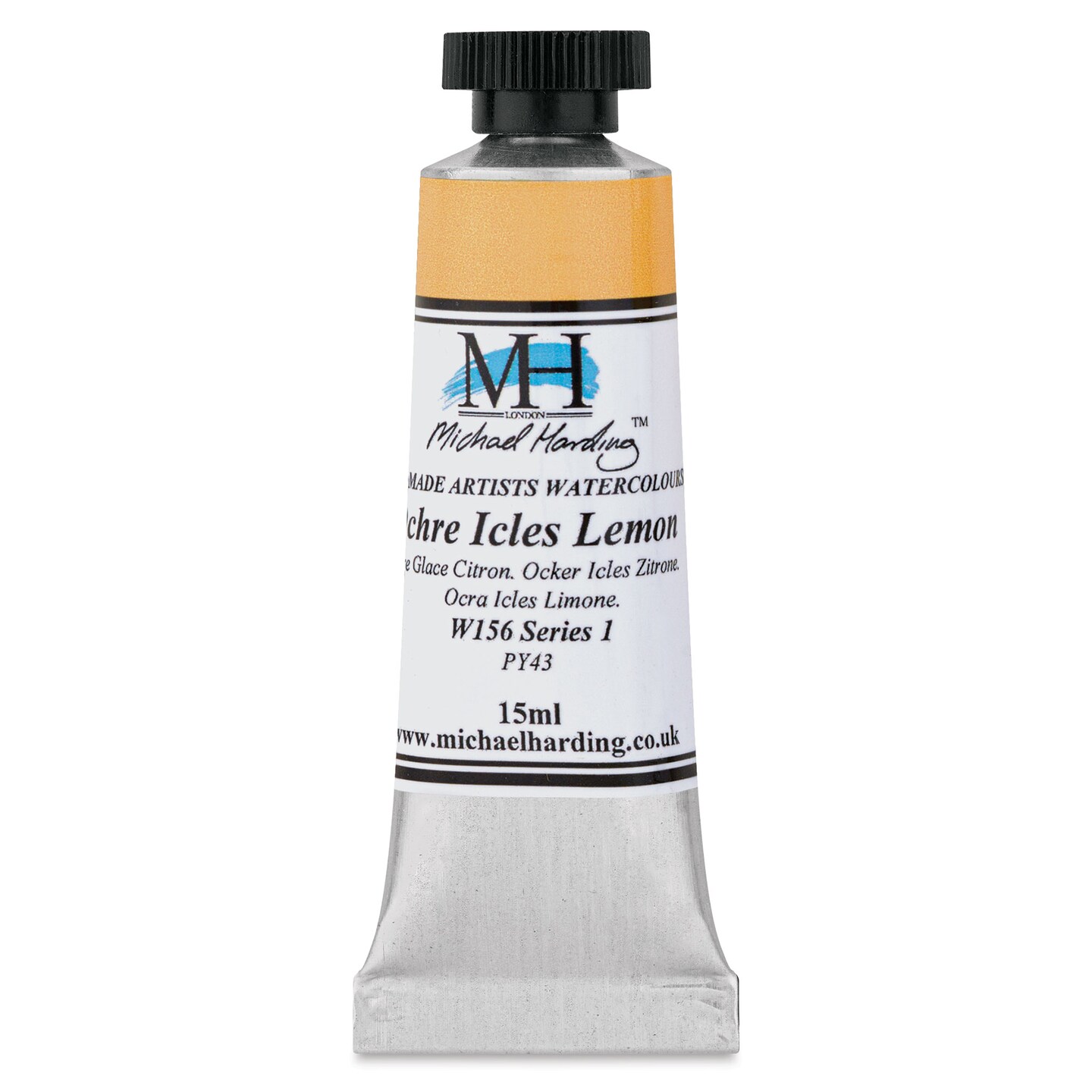 Michael Harding Artists Watercolor - Ochre Icles Lemon, 15 ml