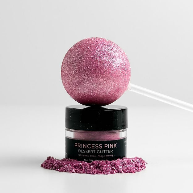 Shine Dessert Glitter: &#x22;Princess Pink&#x22; - Fuschia Pink Edible Dessert Glitter