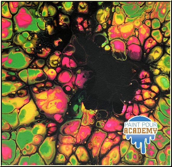 Acrylic Paint Pouring: Swipe Technique