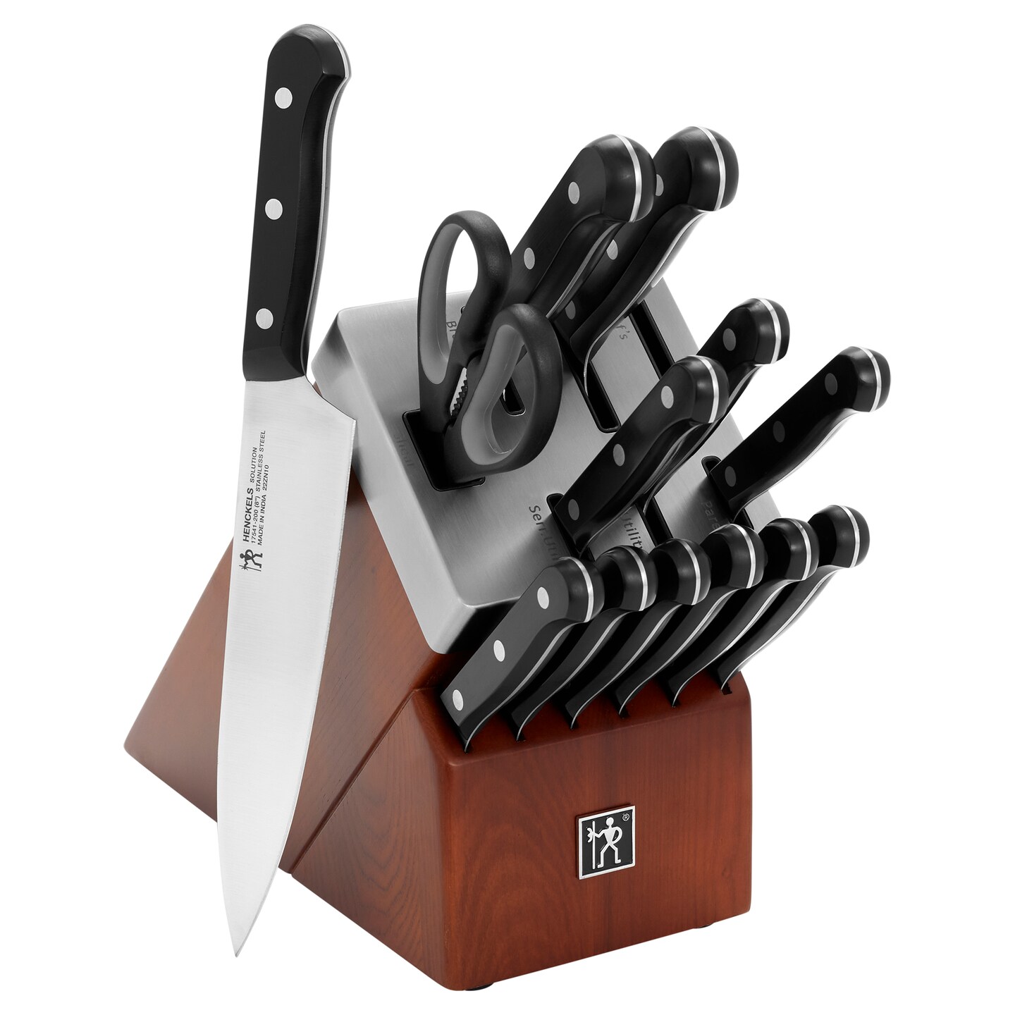 HENCKELS Solution Self-Sharpening Knife Block Set