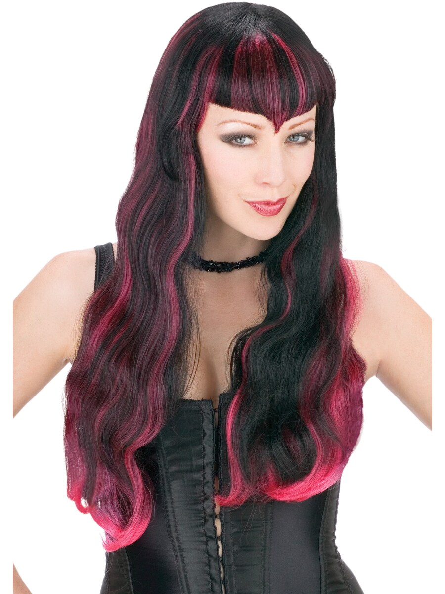 Red vampire wig hotsell