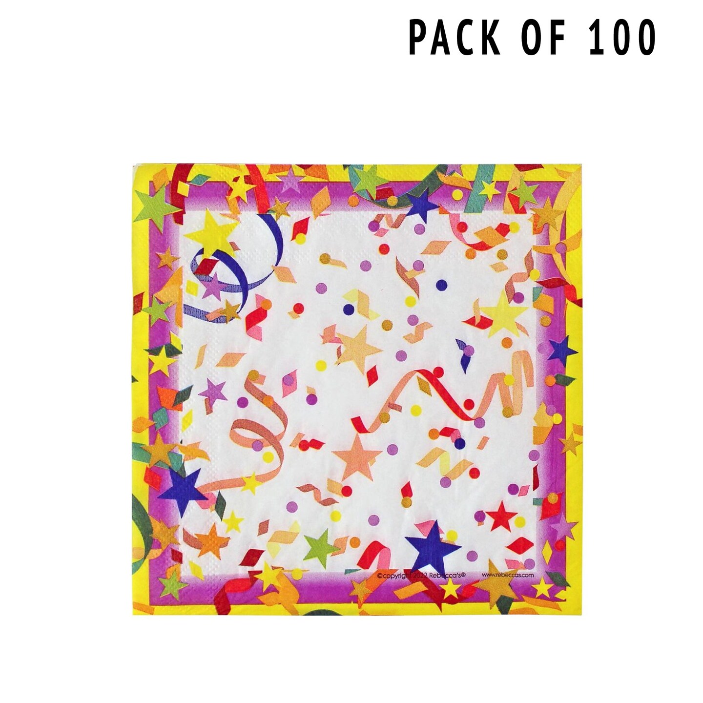 Confetti Party Luncheon Napkins | Quarter-fold 6 1/2 inches | MINA&#xAE;