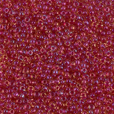 Miyuki 11 Round Seed Bead, 11-363, Light Cranberry Lined