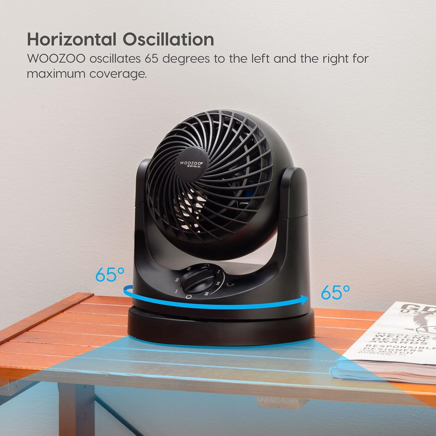 IRIS WOOZOO Air Circulator Fan