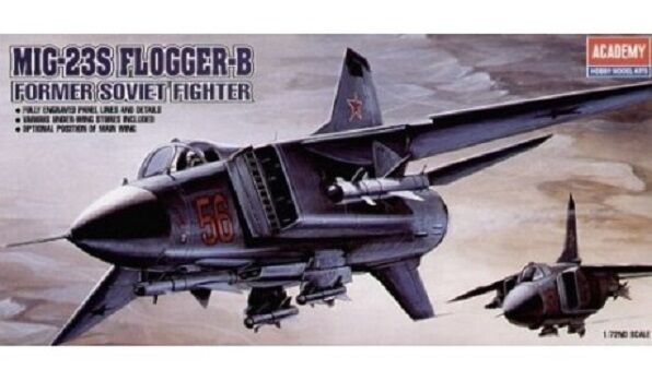 Academy  1/72 MIG-23S Flogger B Plastic Model