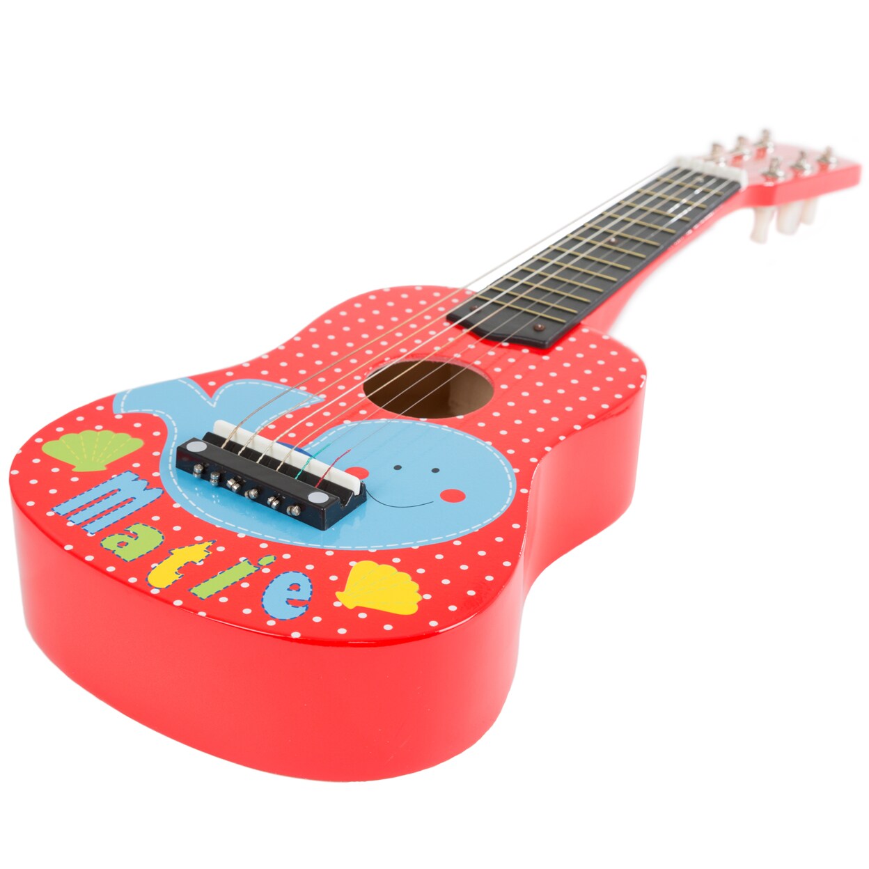 Toy Acoustic Guitar 21 Inch Kid Sized With Tunable Strings Real Sounds Wooden Body