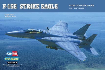 HobbyBoss  1/72 F-15E STRIKE EAGLE  STRIKE FIGHTER Plastic Model
